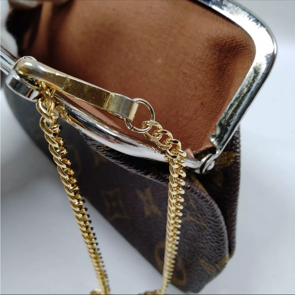 Authentic Louis Vuitton Accessory pouch Bucket pouch Brown Monogram - Picture 9 of 10